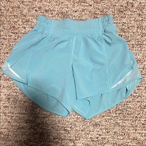 Women's Light Blue Lululemon Shorts 2 inch